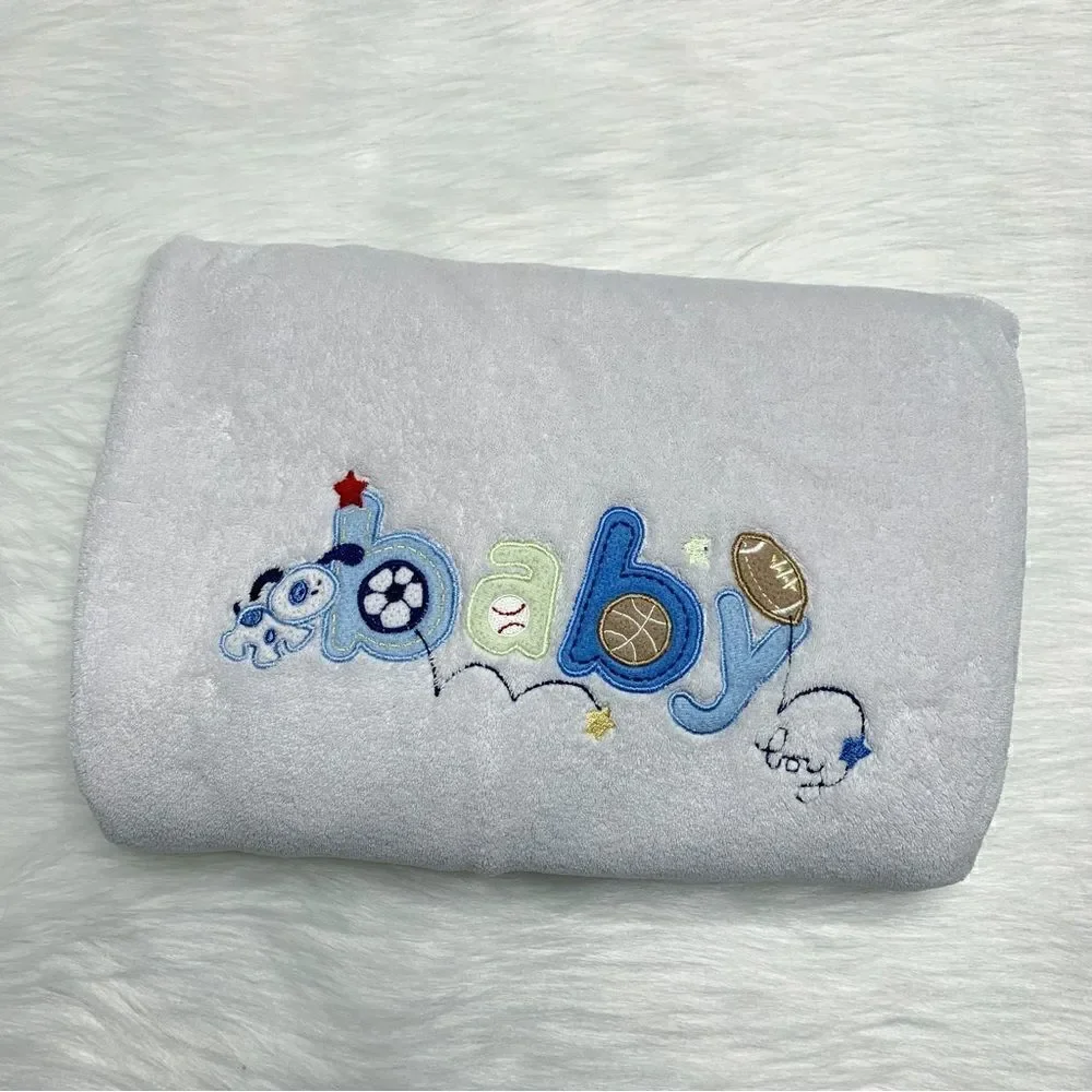 BUNDLE (3) Baby Boy Blankets
